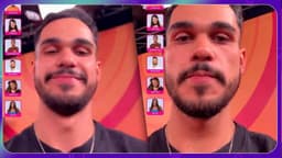 Eliminado no programa, goiano é visto ao lado de antigas aliadas. Reprodução: Globo