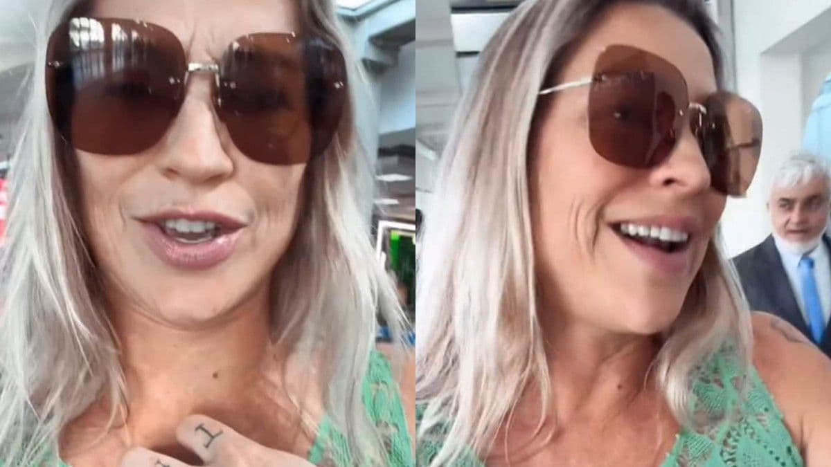 Luana Piovani Flerta em Aeroporto e Descobre Surpresa