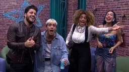 Lucca, primeiro campeão do Estrela da Casa, canta a nova abertura da temporada. Reprodução: Globo