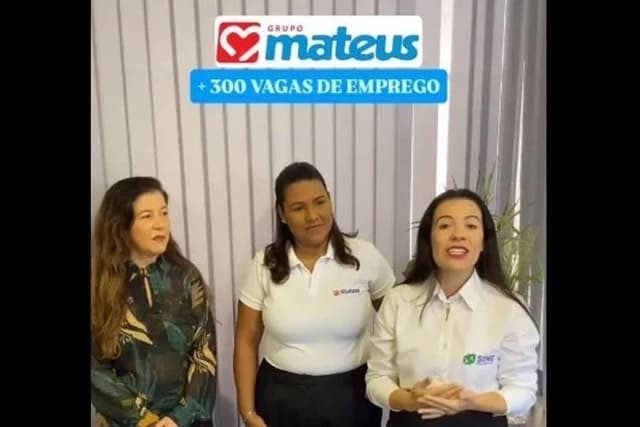 SINE de Arapiraca abre mais de 300 vagas para o Mix Mateus. Reprodução: Assessoria