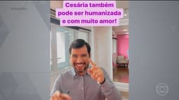 Médico é denunciado por lesão corporal após parto que deixou bebê com sequelas graves. Reprodução: Globo
