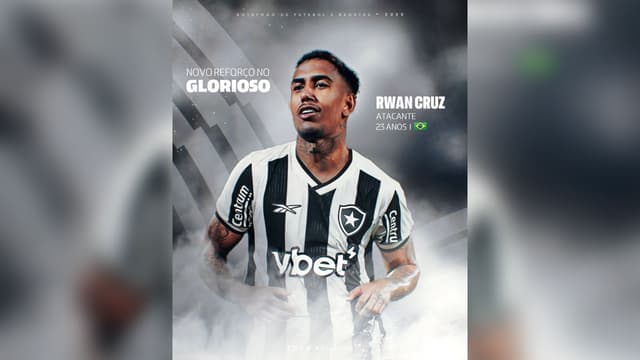 Botafogo contrata Rwan Cruz ex-Santos e Vasco