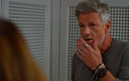 Filipa confronta Jaques e deixa a mansão com Nina.. Reprodução: Globo