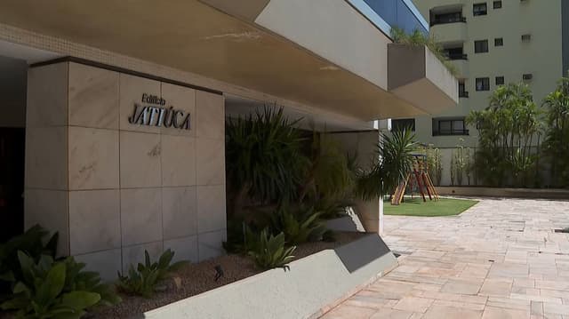 Prédio de luxo relacionado à transferência do delator para SP.. Reprodução: G1