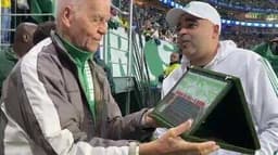 Torcida do Palmeiras homenageia Ademir da Guia no Allianz Parque. Reprodução: Retorno do item 11
