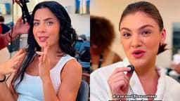 Jade Picon com novo visual nas gravações de Tudo Por Uma Segunda Chance. Reprodução: Globo