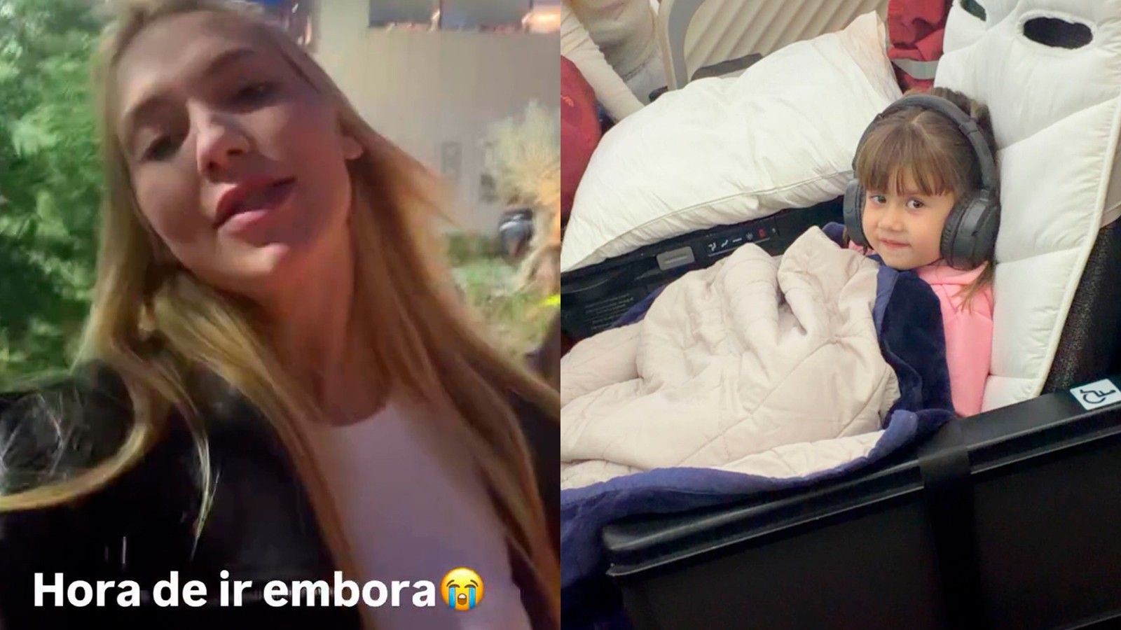 Virginia Fonseca retorna ao Brasil; Maria Flor pergunta sobre Madri.. Reprodução: Gshow