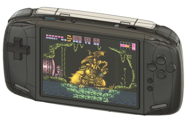 Novo handheld conceito inspirado em consoles retrô, criado por modders. Reprodução: Gizmodo