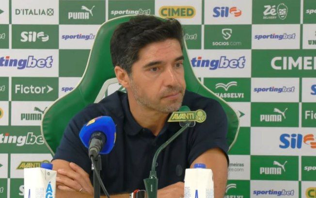 Abel, técnico, fala à imprensa sobre reforços; alvos já identificados.. Reprodução: Esporte