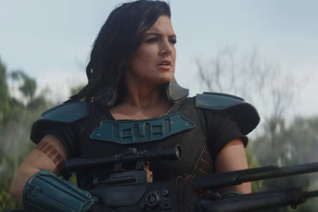 Gina Carano, a estrela de 'The Mandalorian', pode retornar após disputa legal com a Lucasfilm. Reprodução: Gizmodo