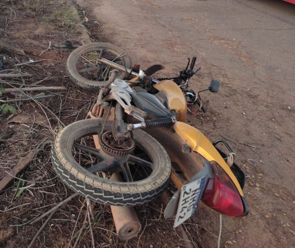 Motociclista Carlos Alberto morre em acidente ao colidir contra árvore em Rondonópolis.; Reprodução: Globo