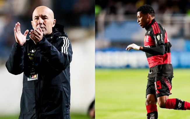 Jardim comenta situação de Plata no Flamengo durante entrevista. Reprodução: Esporte