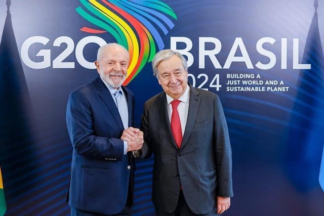 Lula e Guterres discutem COP30 e metas sustentáveis