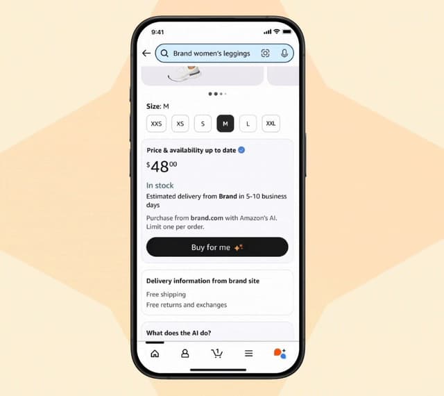 Amazon testa agente de compras por IA que realiza aquisições em outros sites. Reprodução: TechCrunch