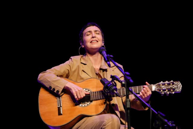 Lançamento da fotobiografia de Adriana Calcanhoto, 'A Fábrica do poema', previsto para 2026.; Reprodução: Globo