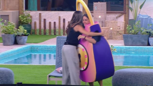 Eva quebra cadeado do Castigo do Monstro no BBB 25