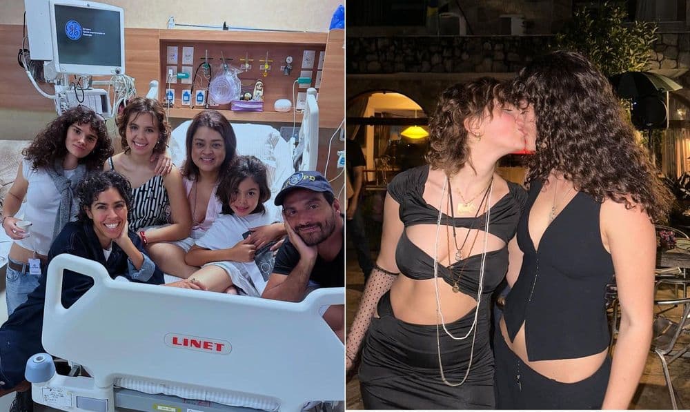 Flora Gil e a namorada Nikita Chikita compartilham momentos de apoio à família durante tratamento de Preta Gil. Reprodução: Globo