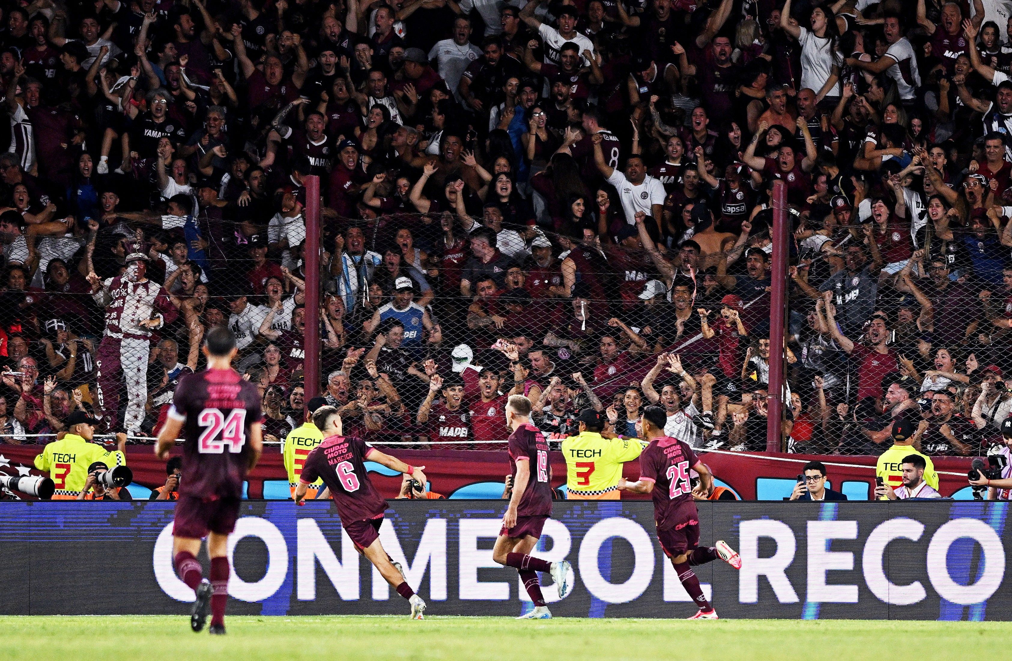 Lanús vence Flamengo por 1 x 0; melhores momentos da partida.. Reprodução: Ge