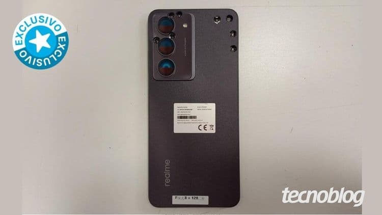 Novo celular da Realme, homologado pela Anatel, pode ser o Realme C75x. Reprodução: Felipe Freitas/Tecnoblog