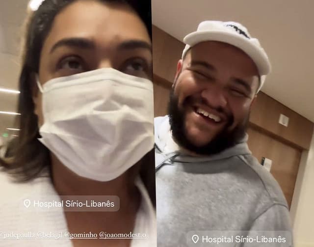 Gominho viaja para Nova York para apoiar Preta Gil durante tratamento contra o câncer. Legenda da imagem. Reprodução: Gshow