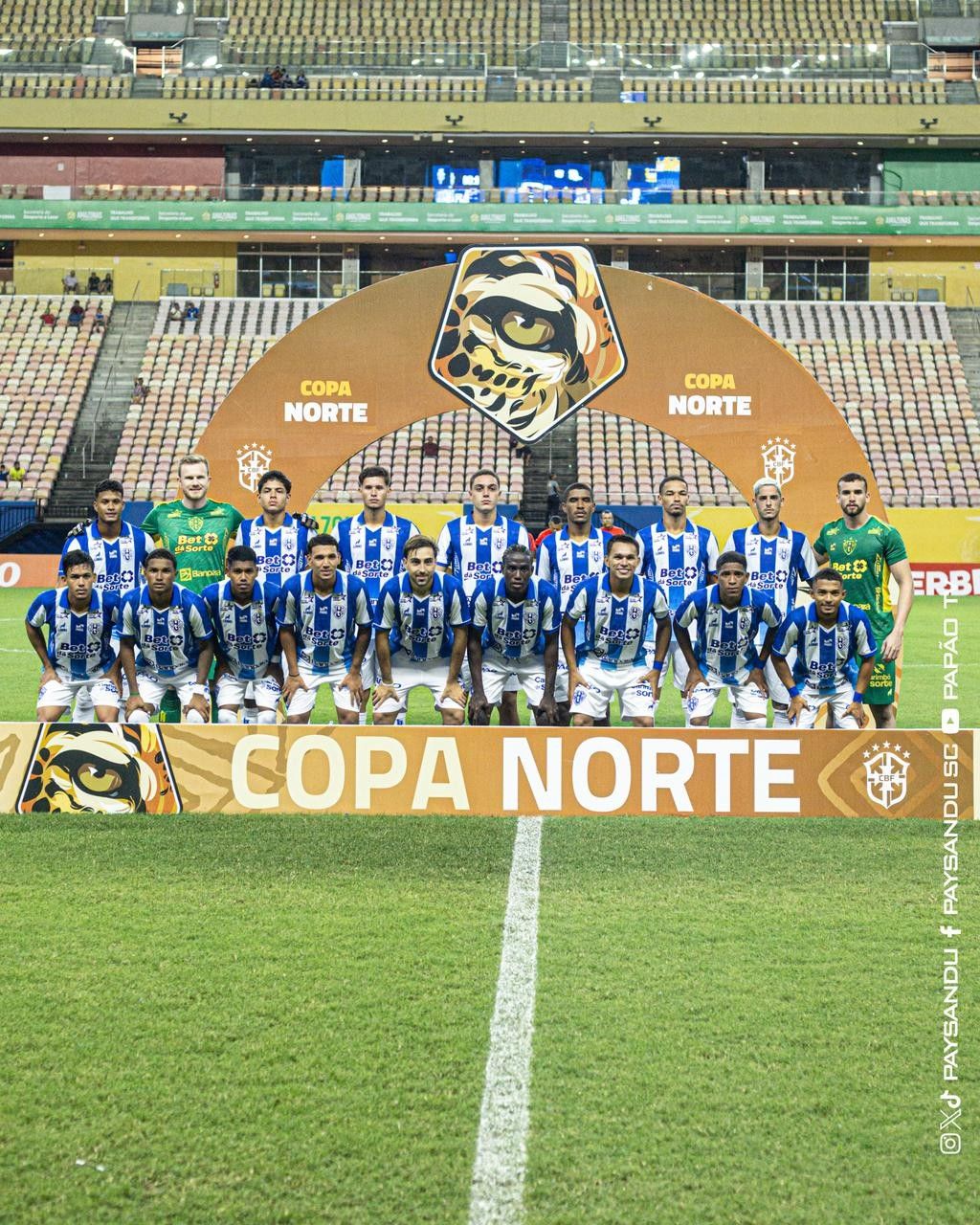 Topo na Série C e reação na Copa Norte; Paysandu reencontra Nacional-AM, algoz do 7 a 0