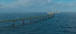 Nova ponte entre Salvador e Ilha de Itaparica promete impulsionar expansão urbana. Legenda da imagem. Reprodução: Globo
