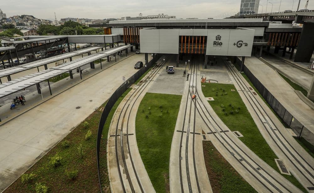 Terminal Gentileza é um dos pontos iniciais das novas linhas de ônibus no Rio de Janeiro. Reprodução: Globo