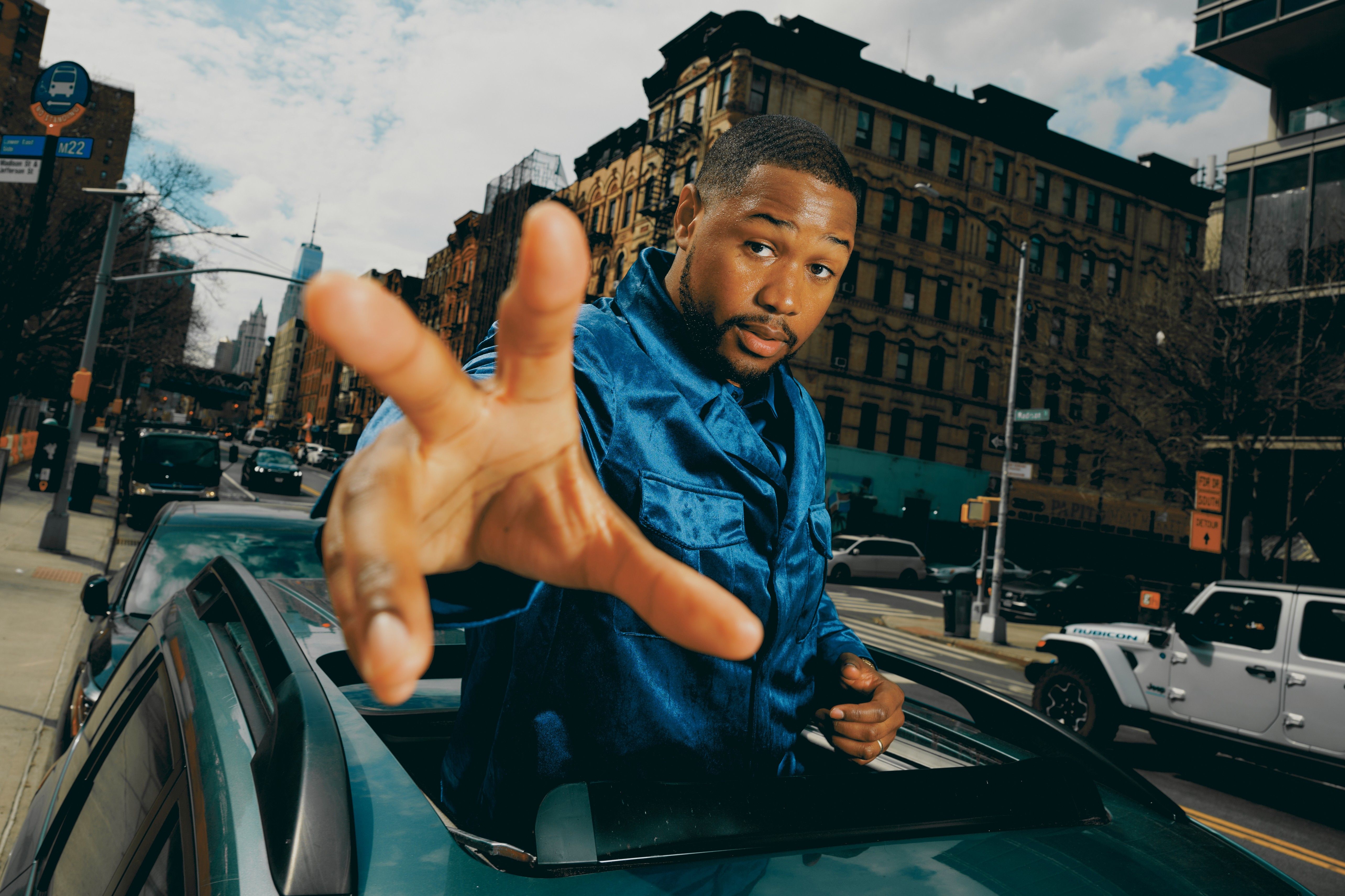 Luke Tennie, ator de 'Falando a real', comenta o papel violento.. Reprodução: Oglobo