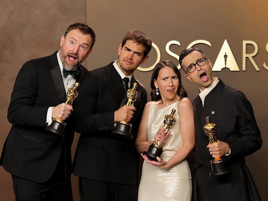 [Oscar registra empate raro no prêmio de Melhor Curta-Metragem em Live-Action]. Reprodução: Businessinsider