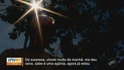 Parente do casal morto expressa indignação ao saber do envolvimento de advogados no crime. Reprodução: Globo