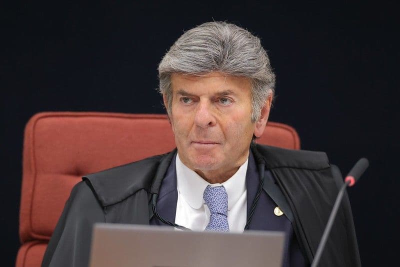 Réu Aécio Pereira participa do julgamento do 8 de janeiro no STF. Reprodução: Retorno do item 11