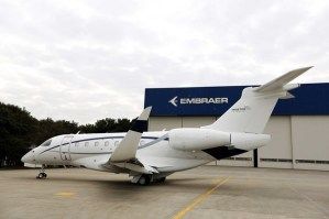 O jato Praetor 600E da Embraer, agora certificado pela ANAC, FAA e EASA.