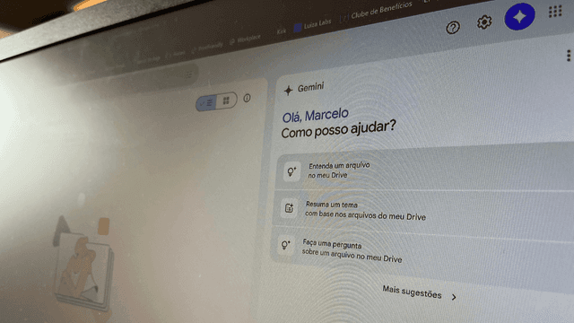 Recursos de inteligência artificial no Google Drive