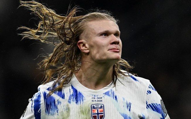 Haaland, em meio a lesões, pode se tornar astro da Copa do Mundo. Reprodução: Esporte