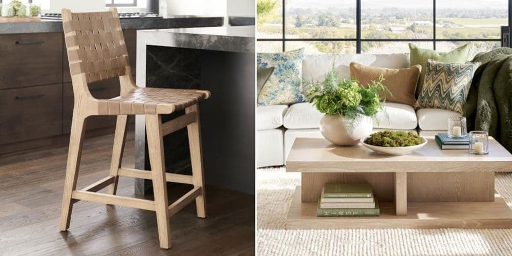 Descontos imperdíveis em móveis da Pottery Barn no Open Box Outlet. Reprodução: Business Insider