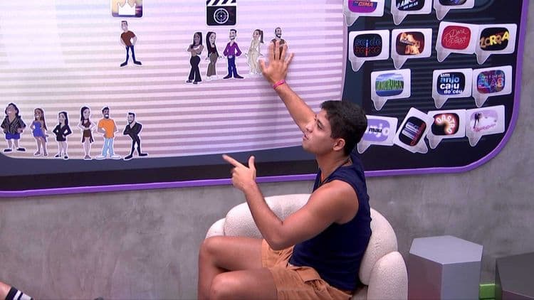 Guilherme indica Gracyanne Barbosa ao Paredão no BBB 25