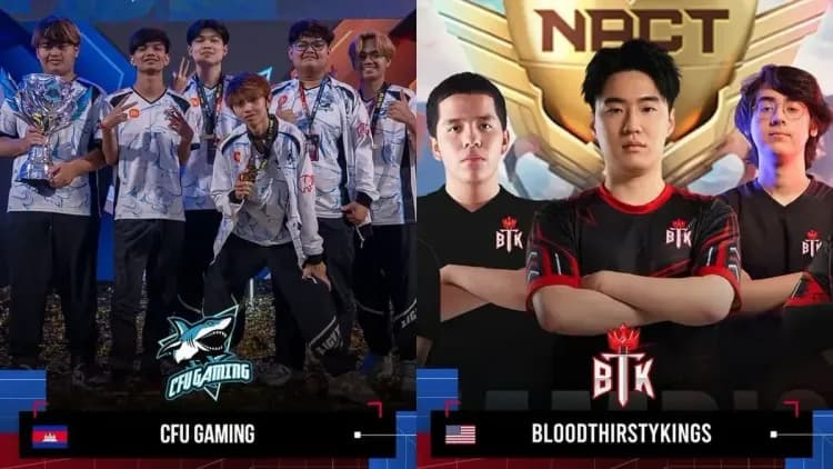 Bloodthirsty Kings e CFU Gaming se classificam para a Mid Season Cup de MLBB 2025. Reprodução: GosuGamers