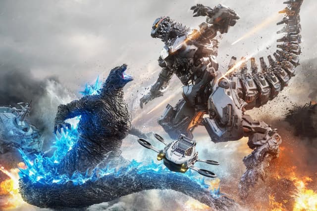 Nova atração traz Godzilla enfrentando Mechagodzilla em espetáculo do diretor Takashi Yamazaki. Reprodução: Gizmodo