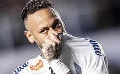 Neymar celebra renovação com o Santos até 2025, reafirmando seu amor pelo clube. Reprodução: iG Esporte