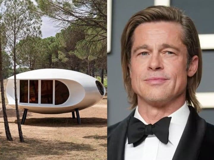 Brad Pitt adquire a rara Casa Xasteros, famosa pelo design futurista da década de 60.; Reprodução: Globo