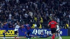 Dorival Júnior entende crítica da torcida após derrota do Corinthians para o Bragantino na Arena. Reprodução: Globo