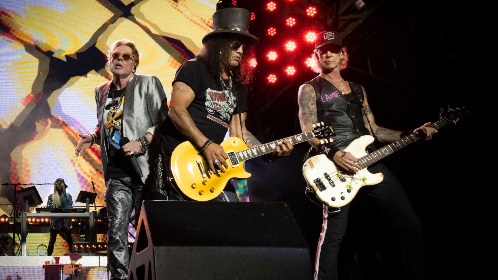 Guns N' Roses se apresenta em Fortaleza; opção de fim de semana.. Reprodução: G1