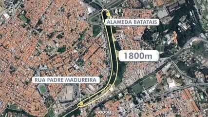 Cetesb libera construção da Marginal Direita do Rio Sorocaba após acordo ambiental. Legenda da imagem. Reprodução: Retorno do item 11