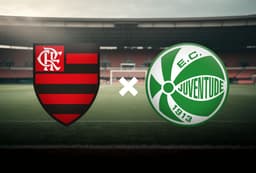 Flamengo e Juventude se enfrentam na 4ª rodada da competição nesta quarta-feira. Reprodução: Globo