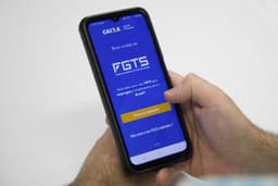 Aplicativo do FGTS ilustra mudanças no saque-aniversário. Reprodução: Retorno do item 11