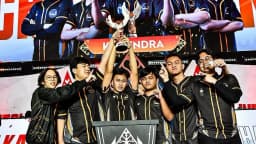 Kagendra é coroada campeã do Honor of Kings Indonesia Kings Laga Spring 2025. Reprodução: GosuGamers