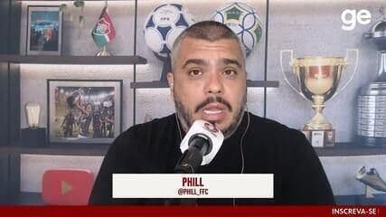 Mário Bittencourt fala sobre assédio do mercado aos jogadores do Fluminense em coletiva.; Reprodução: Globo