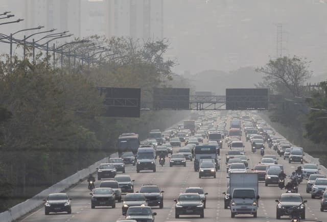 Estudo revela ligação entre poluição do ar e aumento do risco de demência.; Reprodução: Globo