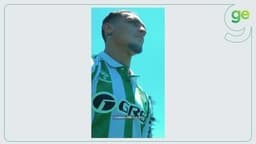 Antony dá adeus ao Betis e se declara a torcedores: 'Com vocês, voltei a sorrir'. Reprodução: Globo