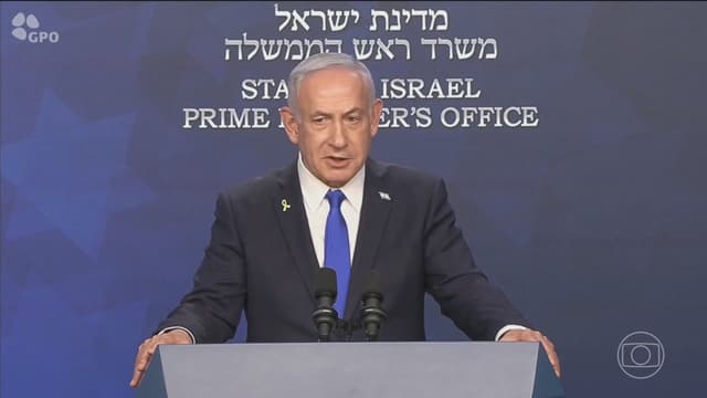 Gabinete de Israel aprova plano de ocupação da cidade de Gaza. Reprodução: Globo
